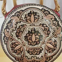 ظروف مسی سیاه قلم اصفهان|صنایع دستی و سایر لوازم تزئینی|مشهد, فردوسی|دیوار