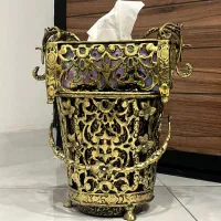 سطل و جادستمالی برنجی