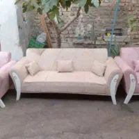 سرویس،مبلمان ۷نفره کاملا نووسالم تختخواب دونفره