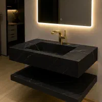 روشویی سرامیکی کابینتی سنگ توالت ایرانی فرنگی