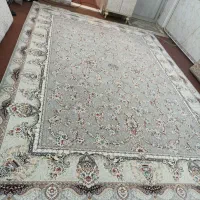 فرش 9متری پاریس مشهد 1200شانه گل برجسته نو|فرش|باقرشهر, |دیوار