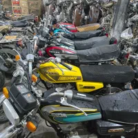 تعداد ۷دستکاه موتور سیکلت های بازسازی شده یکجا