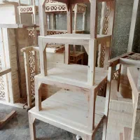 کرسی چوبی شامگاهی شده سفارشی با پایه های مقاوم فول|بخاری، هیتر، شومینه|تهران, شهرک ولیعصر جنوبی|دیوار