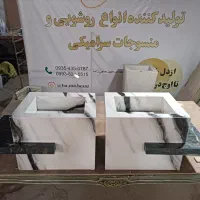 کارگر ماهر و ساده ساخت روشویی سرامیکی