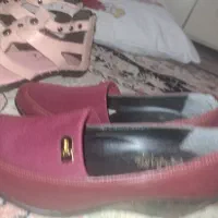 کفش زرشکی چرم اصل نوو سایز ۳۹ وکالباسی|کیف، کفش، کمربند|محمدشهر, محمدشهر|دیوار