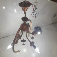 لوستر ۴ شاخه سالم.|لوستر و چراغ آویز|الیگودرز, |دیوار