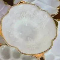 ظروف پذیرایی زیبا بارفتن  قدیمی انتیک عتیقه