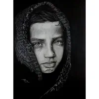 گالری اقبالی طراحی سیاه قلم آبرنگ اکریلیک گواش|خدمات آموزشی|قزوین, |دیوار