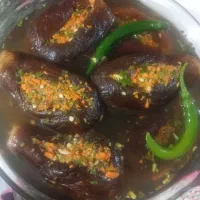 ترشی بادمجون شکم پرعوض میکنم