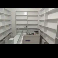 قفسه و پیشخوان mdf|کتابخانه، شلف، قفسه‌های دیواری|کرمانشاه, |دیوار