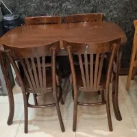 میز و صندلی میزناهارخوری نهارخوری لهستانی چوبی راش