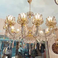 لوستر مورانو کریستالی|لوستر و چراغ آویز|تهران, اکباتان|دیوار