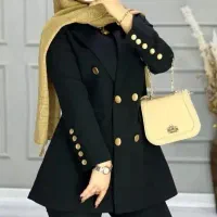 کت و شلوار زنانه جنس سوپر مازراتی عمده و تک