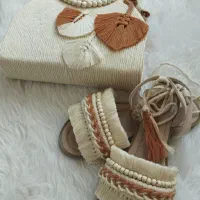 کیف وکفش مکرومه بافی|کیف، کفش، کمربند|بیرجند, |دیوار