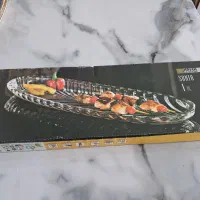 یک جفت دیس سرو ماهی بلور