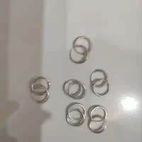 گوشواره حلقه نقره