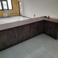 فروش کابینت در حد نو همراه با سینک و هود|آبچکان و نظمدهنده ظروف|شیراز, میرزاکوچک خان|دیوار