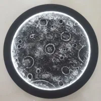 تابلو ماه ۴۵سانتی|تابلو، نقاشی، عکس|تبریز, |دیوار