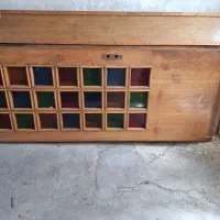 درب چوبی دو لنگه