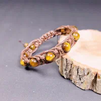 انواع دستبند های سنگی لا بافت چرم|جواهرات|شیراز, شهرک مدرس|دیوار