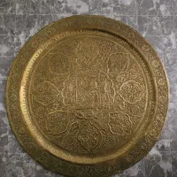 سینی برنجی و مسی قدیمی