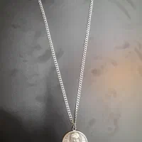 زنجیر و پلاک نقره