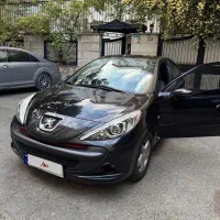 207 مدل 1400 فرمان برقی. بسیار تمیز