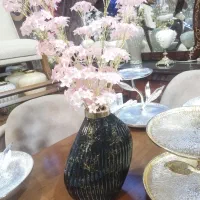 گل و گلدان کریستالی|گل مصنوعی|اردبیل, |دیوار
