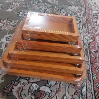 سینی ۵تیکه چوبی
