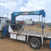 جرثقیل کفی دار جهت حمل کانکس تیرچه ماشین وغیره|خدمات حمل و نقل|یاسوج, |دیوار