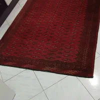 قالیچه دست بافت و رو پشتی شسته شده و مرتب