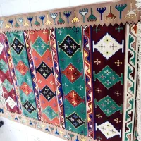 فرش ۶ متری ابریشم ترک، پلمپ با پادری