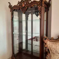 بوفه چوبی در حد نو|بوفه، ویترین، کنسول|زنجان, |دیوار