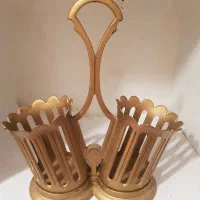 جا قاشق وچنگالی برنز