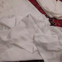 زیر پرده ساتن درجه یک سالم کاملا نو دو عدد