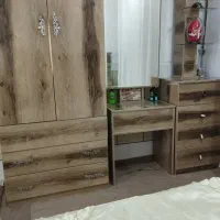 تخت خواب با سرویس کامل|تخت و سرویس خواب|دورود, |دیوار