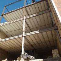 آرماتور بندی اسکلت فلزی استخر سوله