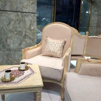 مبل استیل کلاسیک کاجی|مبلمان خانگی و میز عسلی|کرج, عظیمیه|دیوار