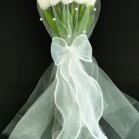 دسته گل عروس/ گل لاله لمسی|گل مصنوعی|مشهد, موسوی قوچانی|دیوار