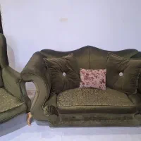 مبل هفت نفره ترک با میز ناهار خوری 6نفره|مبلمان خانگی و میز عسلی|بومهن, |دیوار