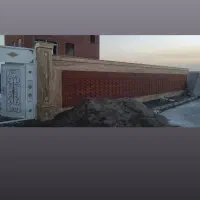 نما کار اجرای نمای سنگ آجر ساده و ابزاردار|خدمات پیشه و مهارت|تربت جام, یحیی آباد|دیوار