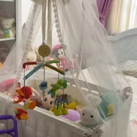 تخت کنار مادر مدل فرشته دارای حالت گهواره|تخت و سرویس خواب|ری, دیلمان|دیوار