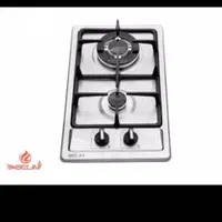 اجاق گاز دوشعله شیشه ای و استیل با استاندارد|اجاق گاز و لوازم برقی پخت‌وپز|تهران, ابوذر|دیوار