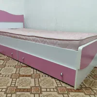 تخت تک نفره کشو دار|تخت و سرویس خواب|سهند, |دیوار