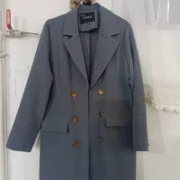 مانتوکتی رنگ طوسی