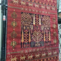 فرش ۶متری۷۰۰شانه طرح بلوچ لاکی|فرش|کرج, آق تپه|دیوار