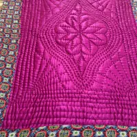 دو عدد لحاف و زیر انداز دست دوز