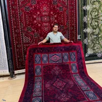 فرش هرمس لاکی فیروزه ایی ۷۰۰شانه کالشن شاپور|فرش|شیراز, قلات|دیوار