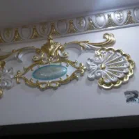 پتینه ورق طلا رنگ امیزی گچبری|خدمات پیشه و مهارت|اهواز, شهرک حفاری|دیوار