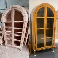 کتابخانه چوبی میز چوبی در هر ابعادی موجود|کتابخانه، شلف، قفسه‌های دیواری|کرج, شهرک بنفشه|دیوار